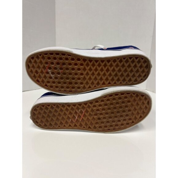 Vans Authentic Chicago Cubs Blue Red MLB Low Shaft Sneakers Men's 4 Women's 5.5 - Picture 8 of 9